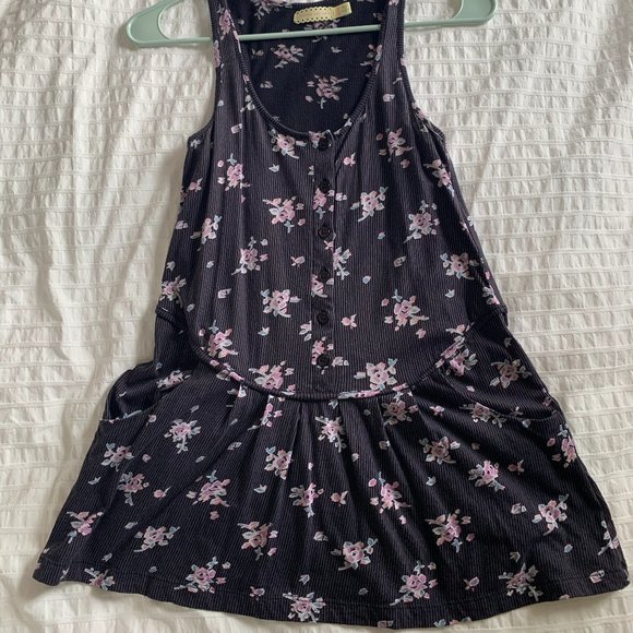 Pins and Needles vintage floral button-up tank - Picture 1 of 2